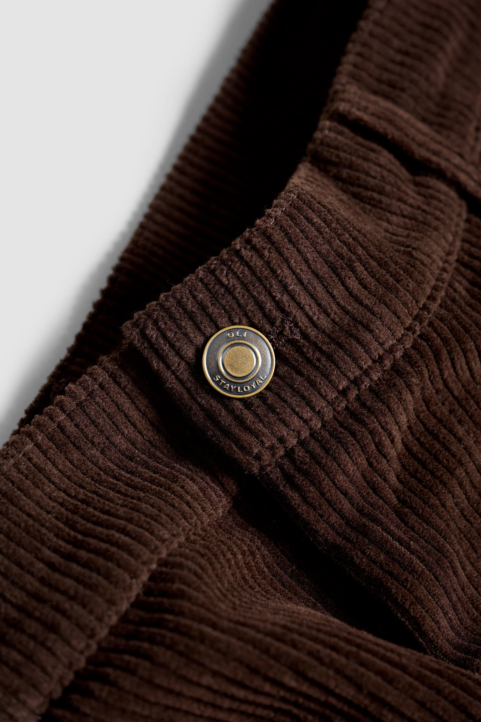 Pleated Short - Choc Cord - Image 9