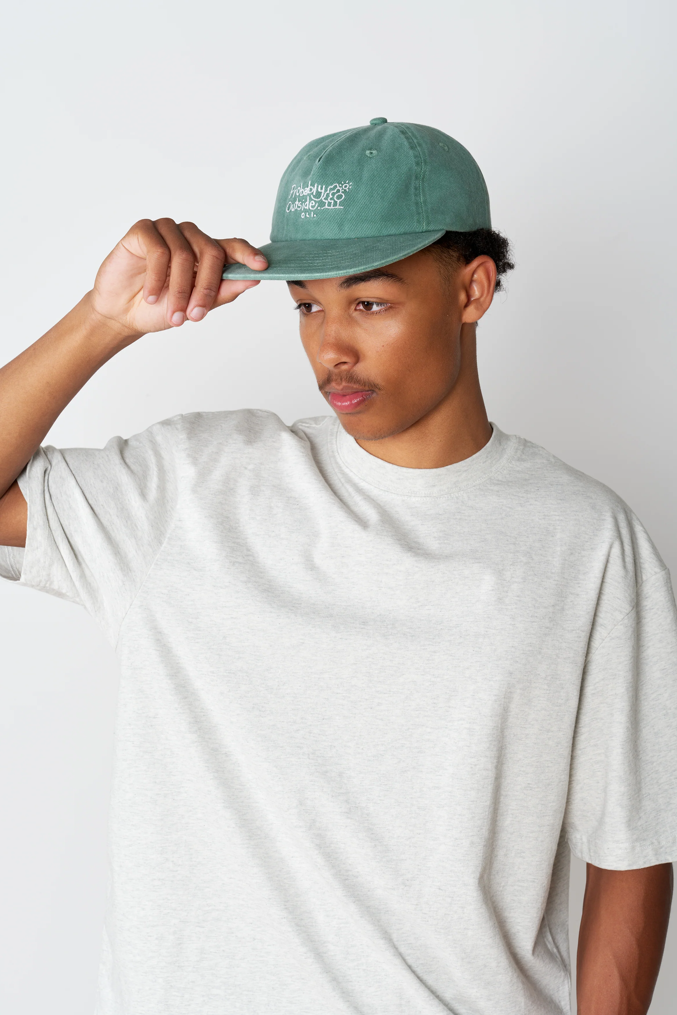 Probably Outside Cap - Teal - Image 5
