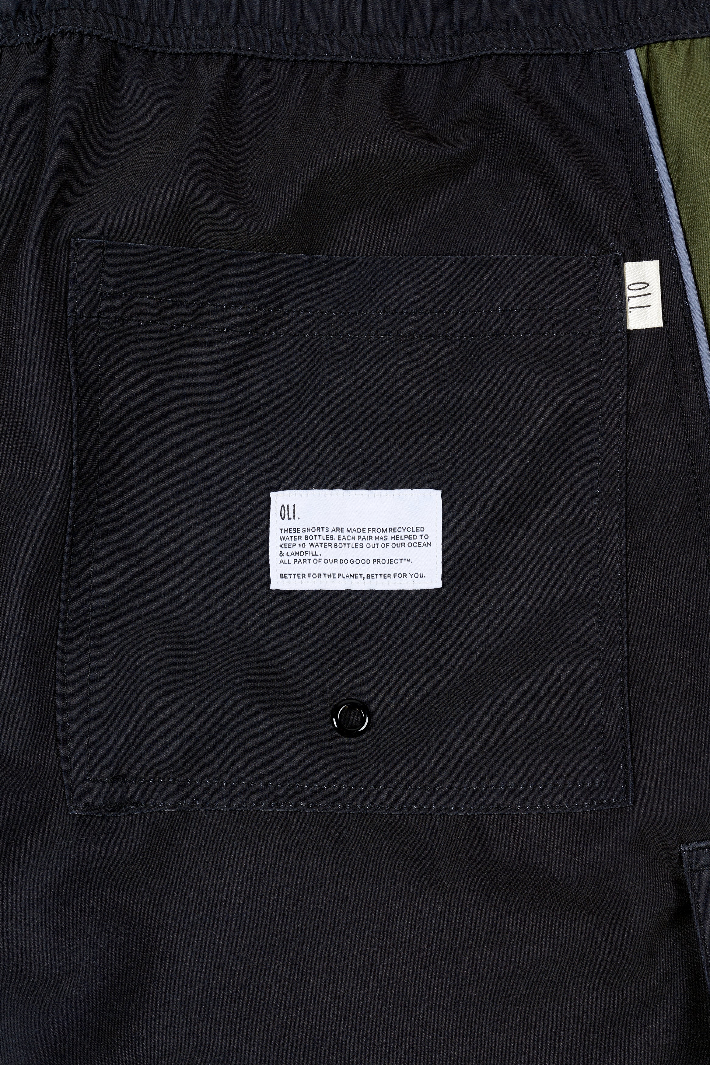 Recycled Board Shorts - Black - Image 13
