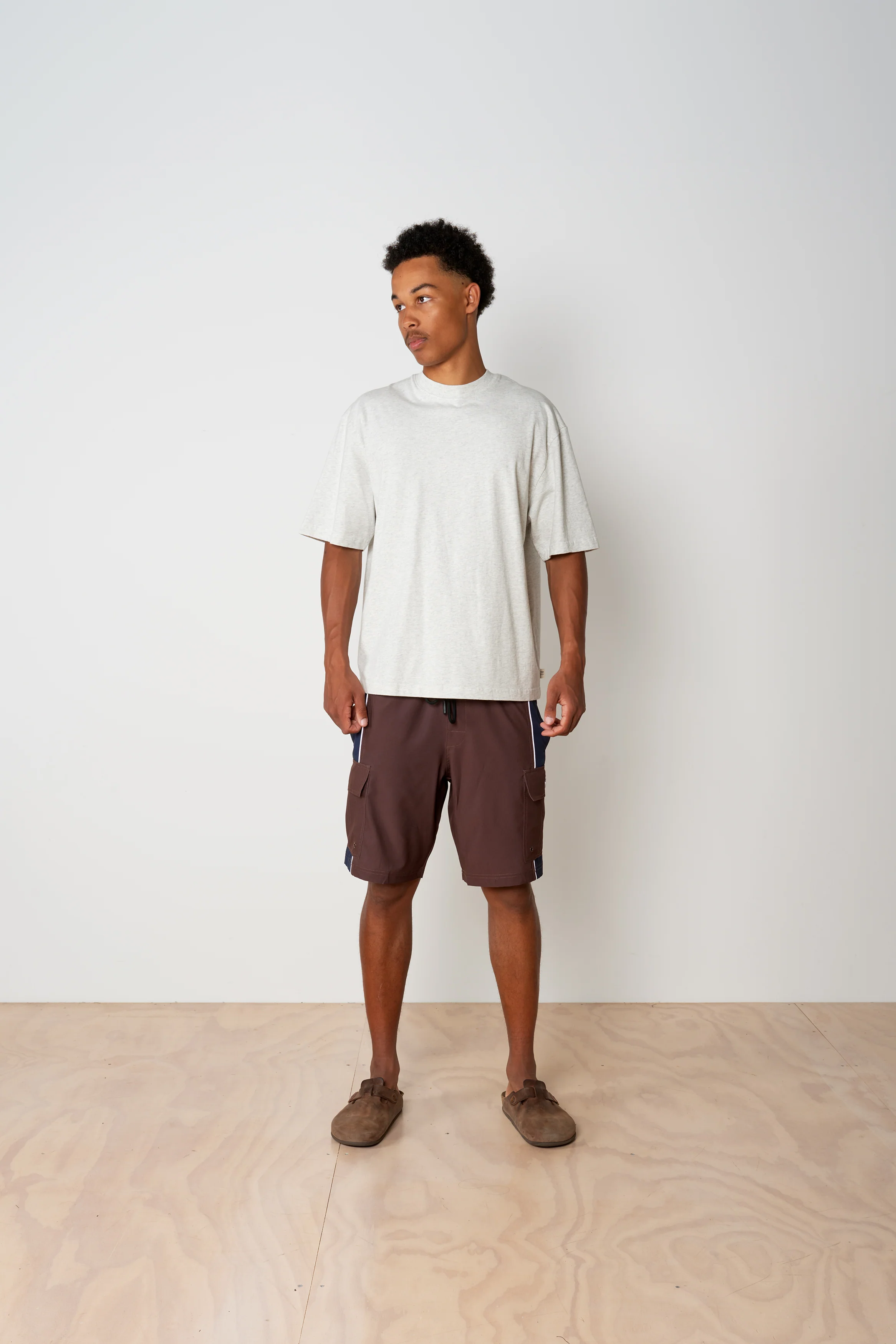 Recycled Board Shorts - Choc - Image 3