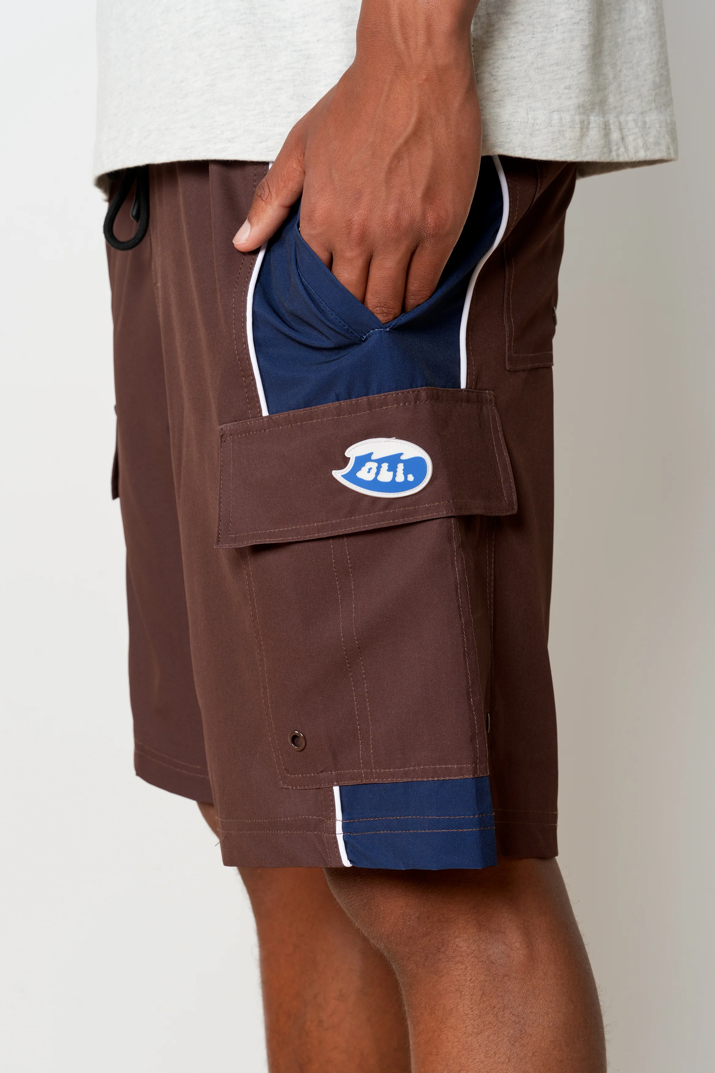 Recycled Board Shorts - Choc - Image 5