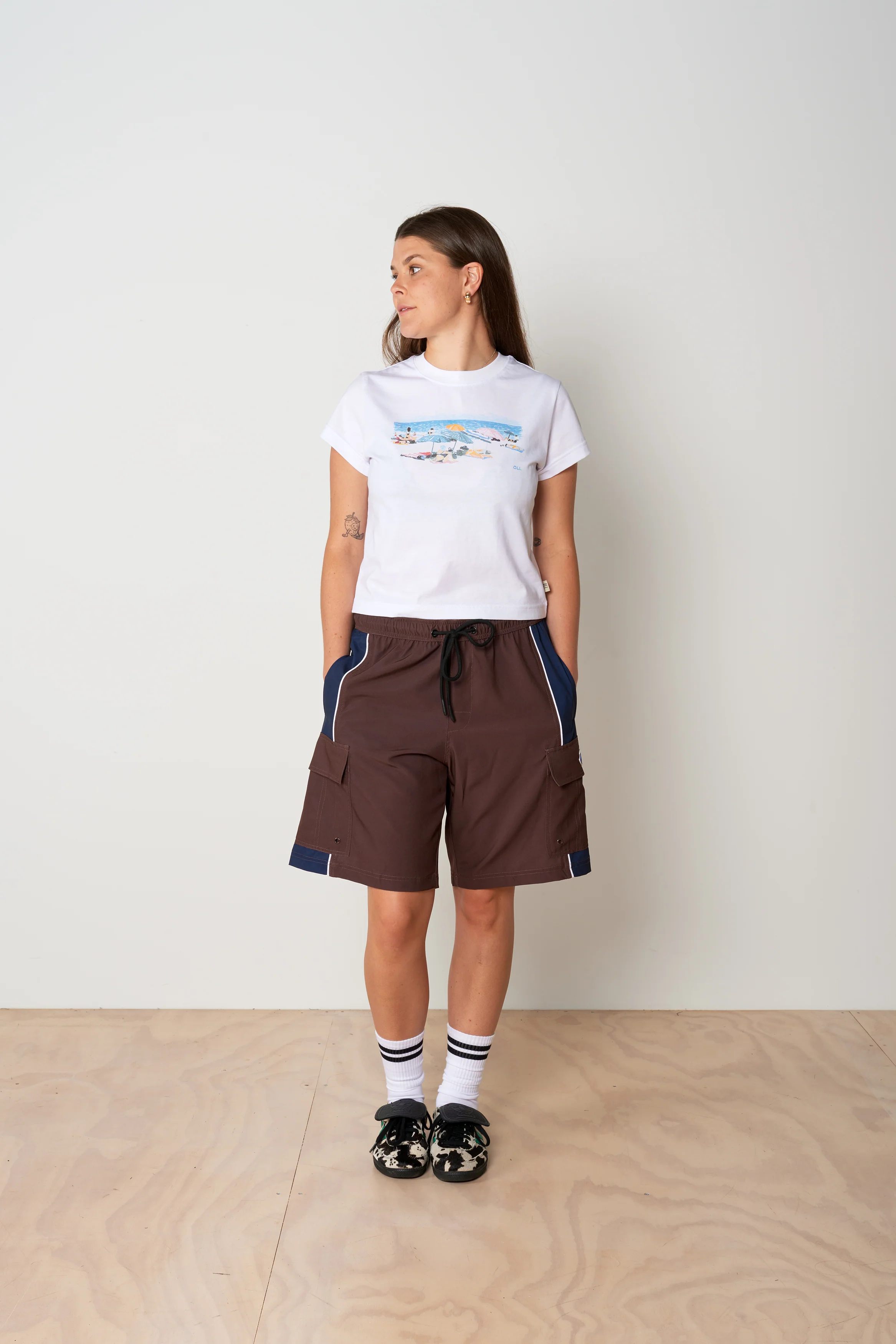 Recycled Board Shorts - Choc - Image 6