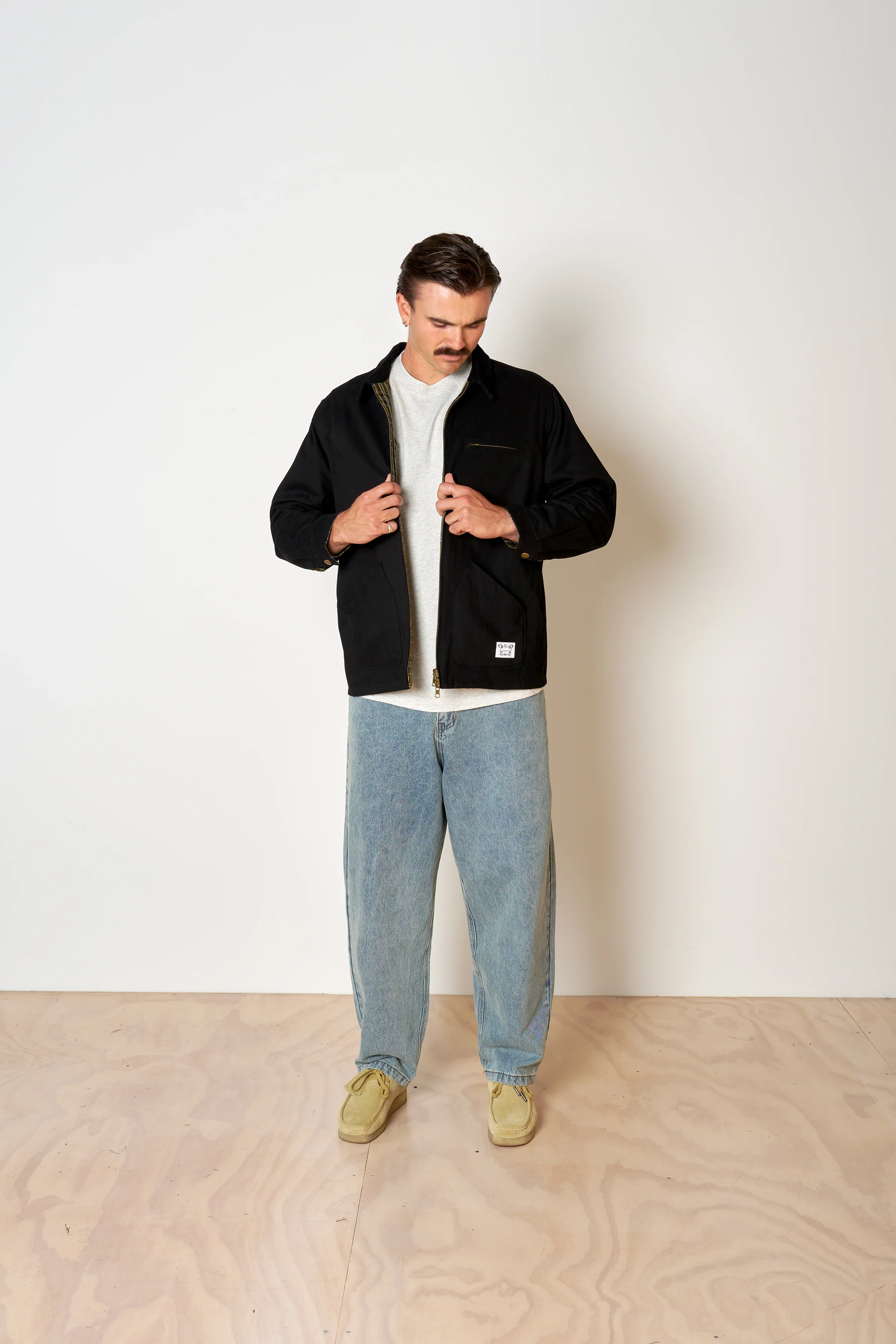 Reversible Jacket - Black/Olive - Image 3