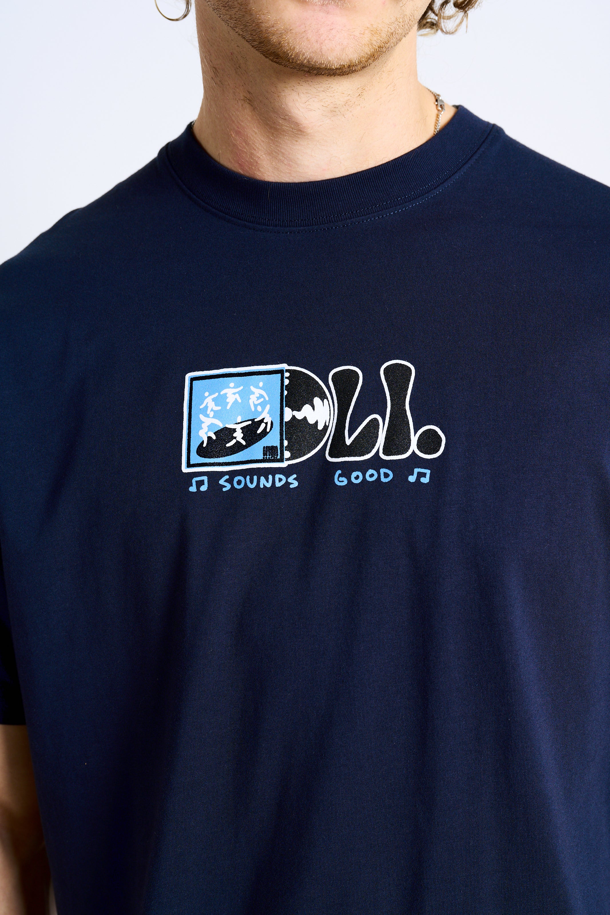 Sounds Good T - Navy - Image 4