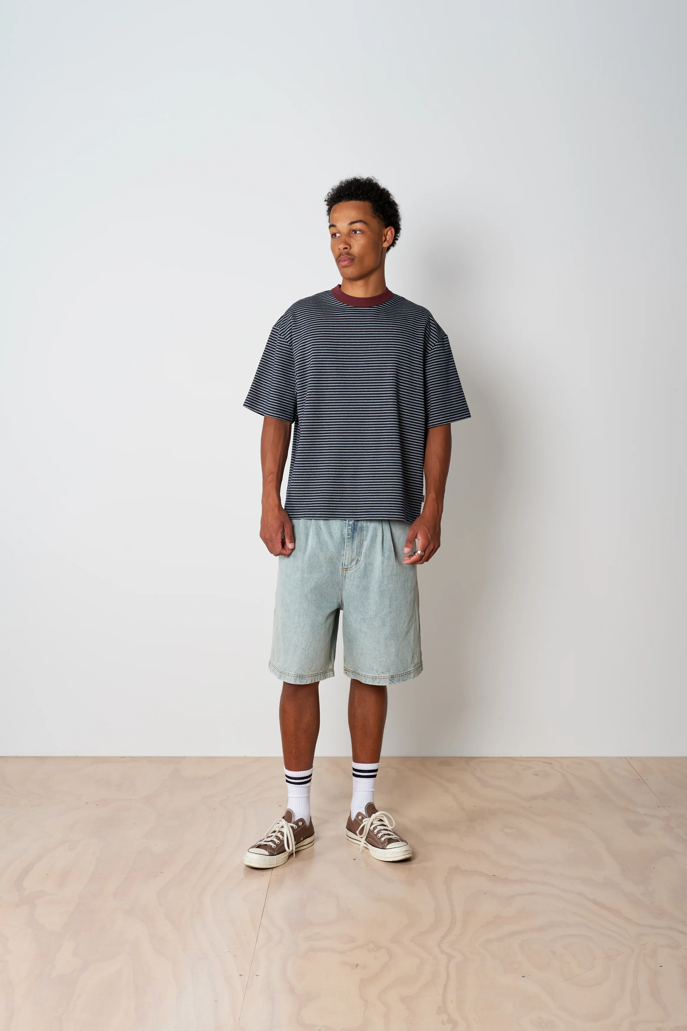 Stripe T - Navy - Image 4