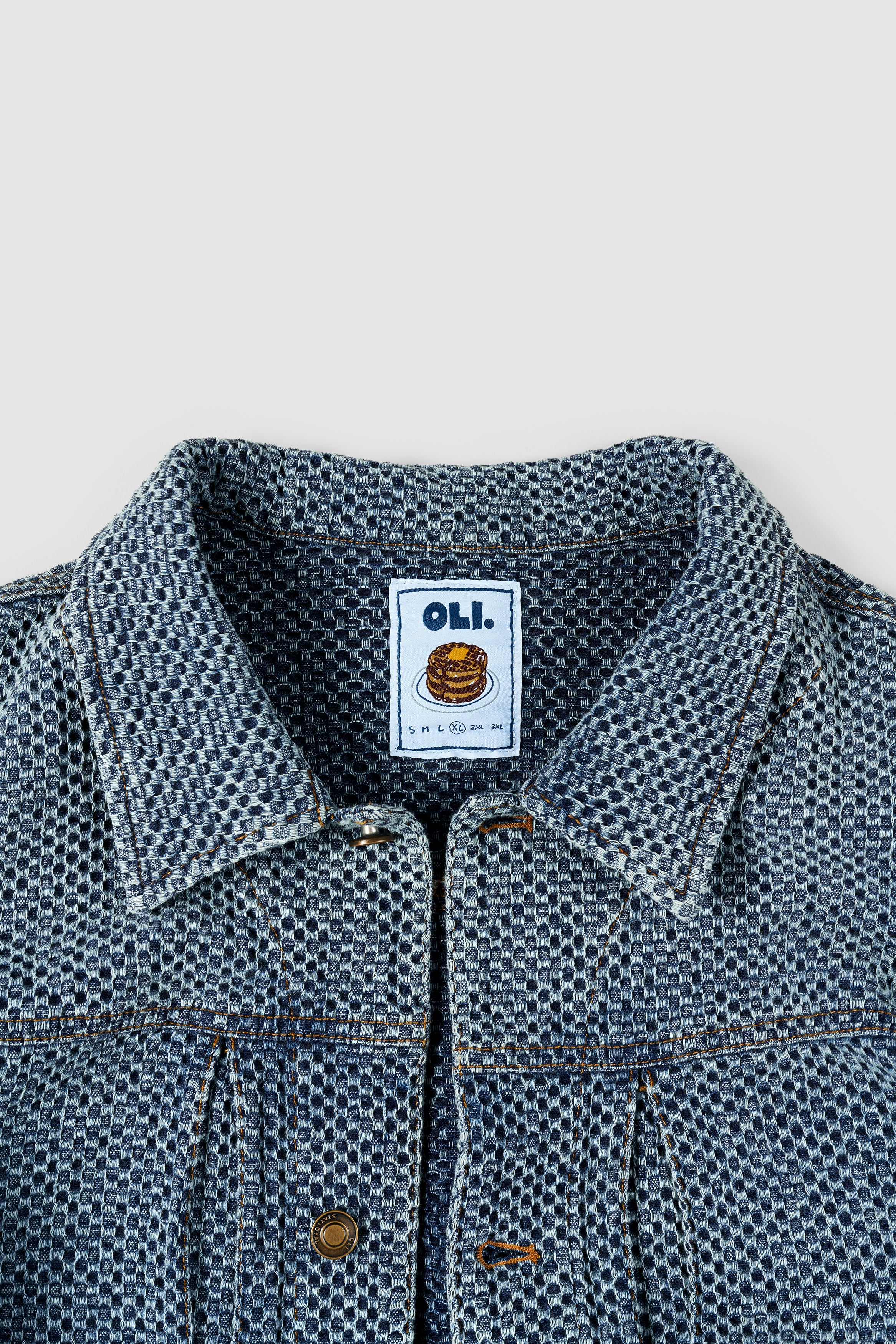 Textured Denim Jacket - Image 12