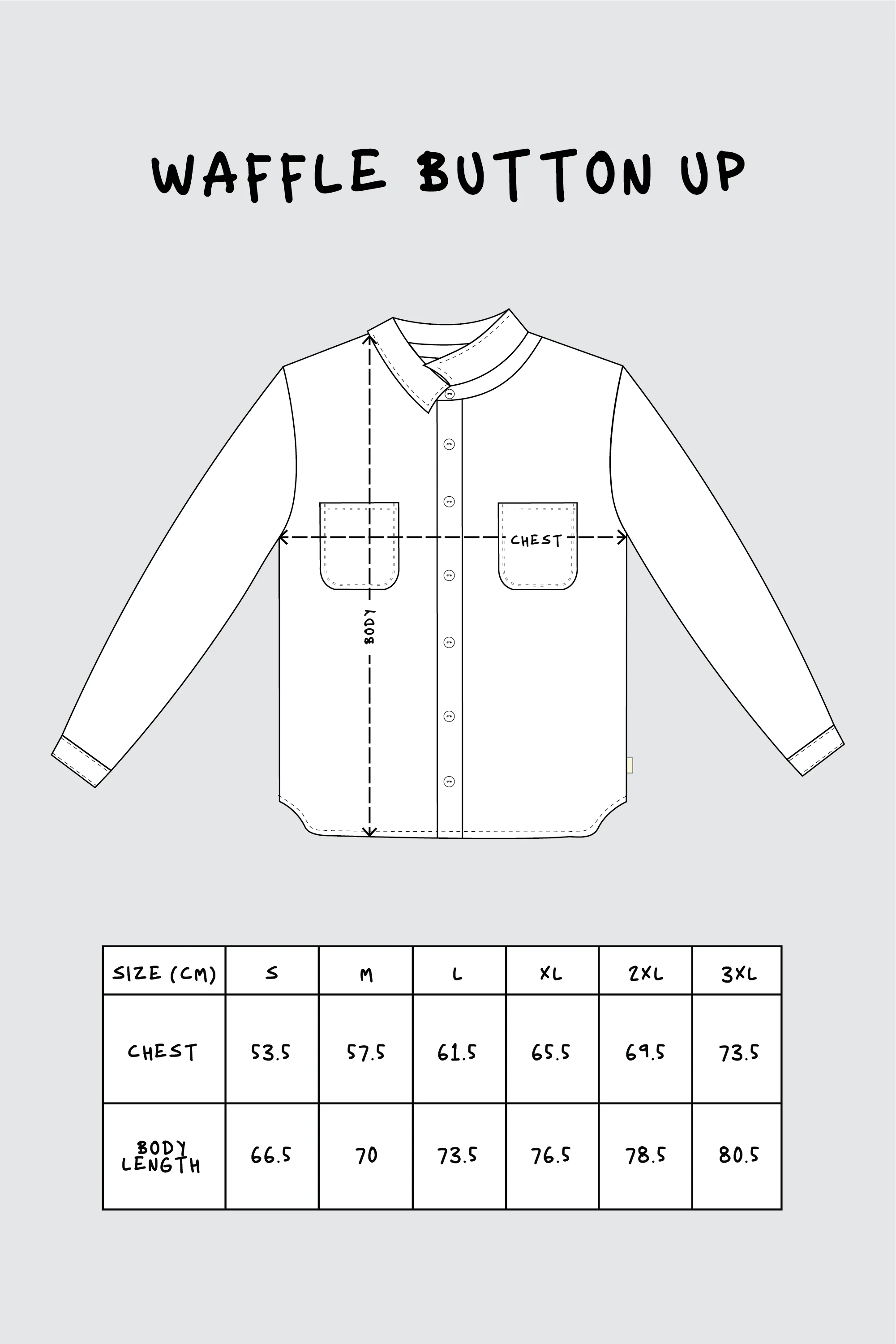Waffle Button Up - Navy - Image 11