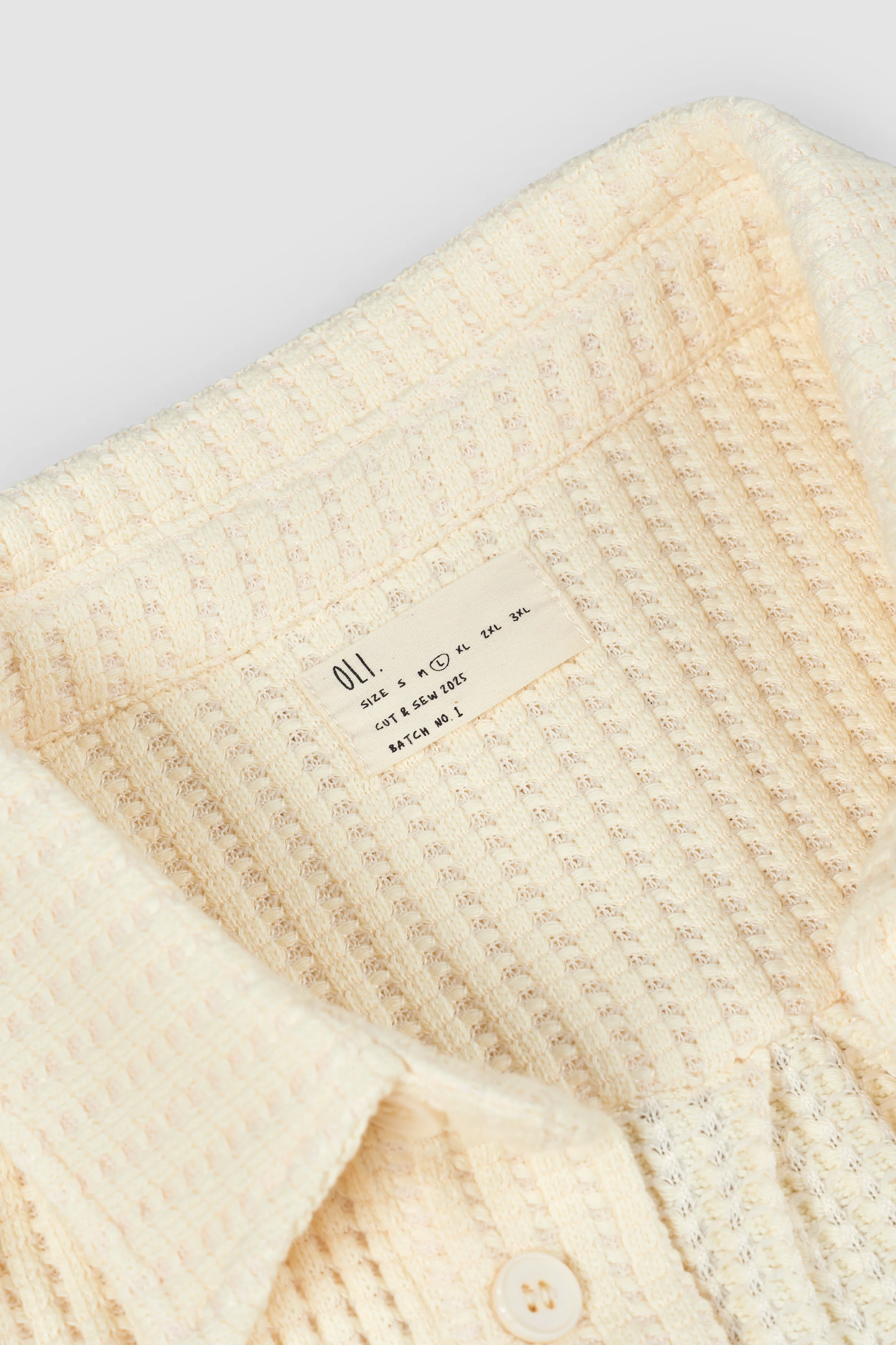Waffle Button Up - Butter - Image 8